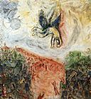 Fall Paintings - The Fall of Icarus by Marc Chagall